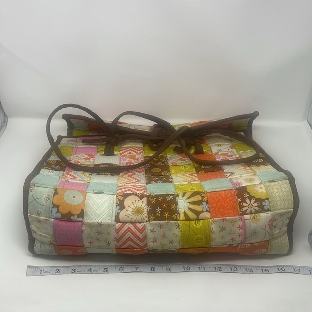 Vintage 70's Handmade Granny Patchwork Extra Larg… - image 12